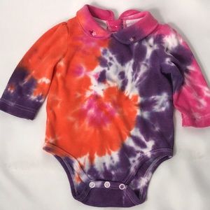 Hand Tied Tye Dye Onesie NWOT